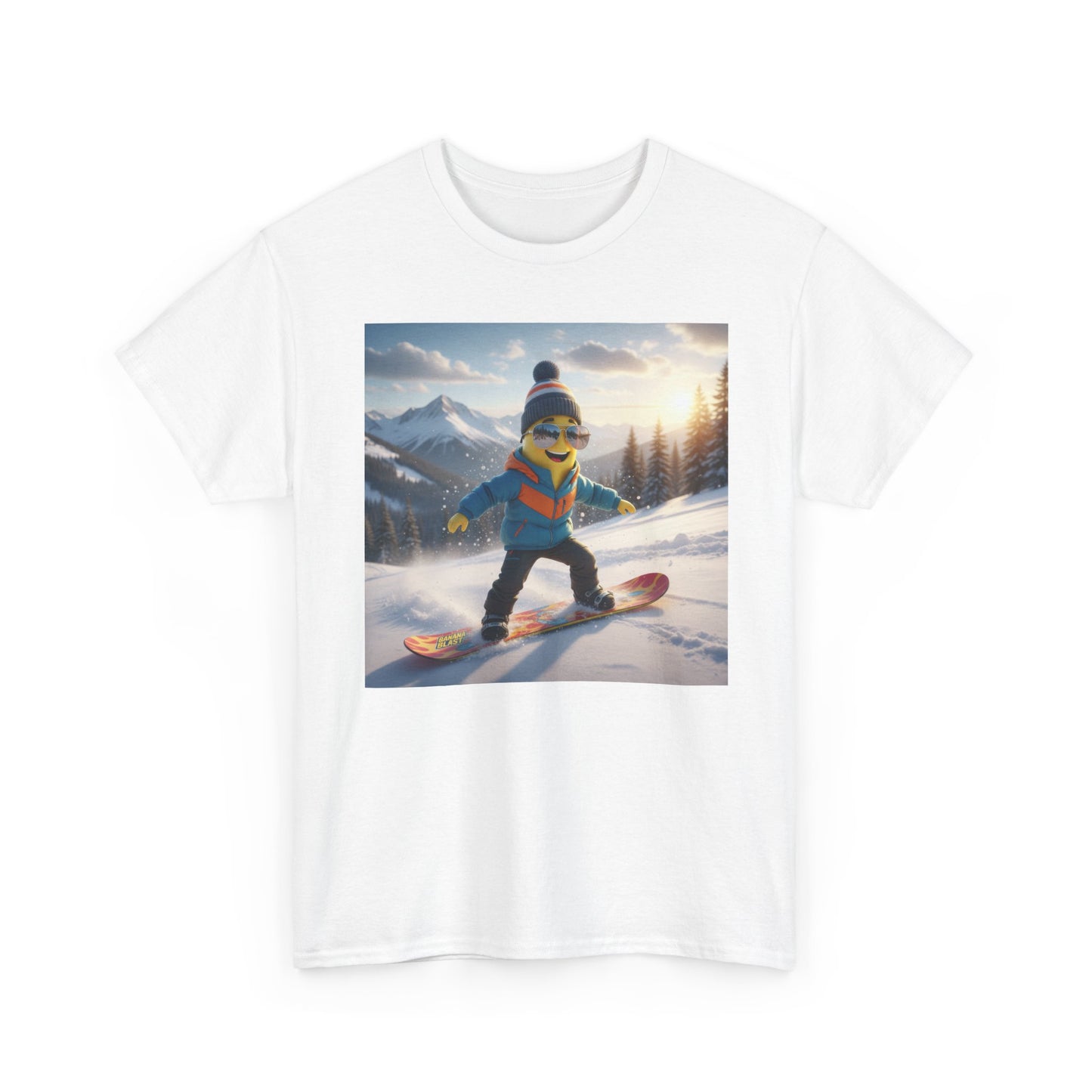 Snowboard Penguin T‑Shirt — Cute Winter Skiing Graphic Tee - Nanobanana.ai