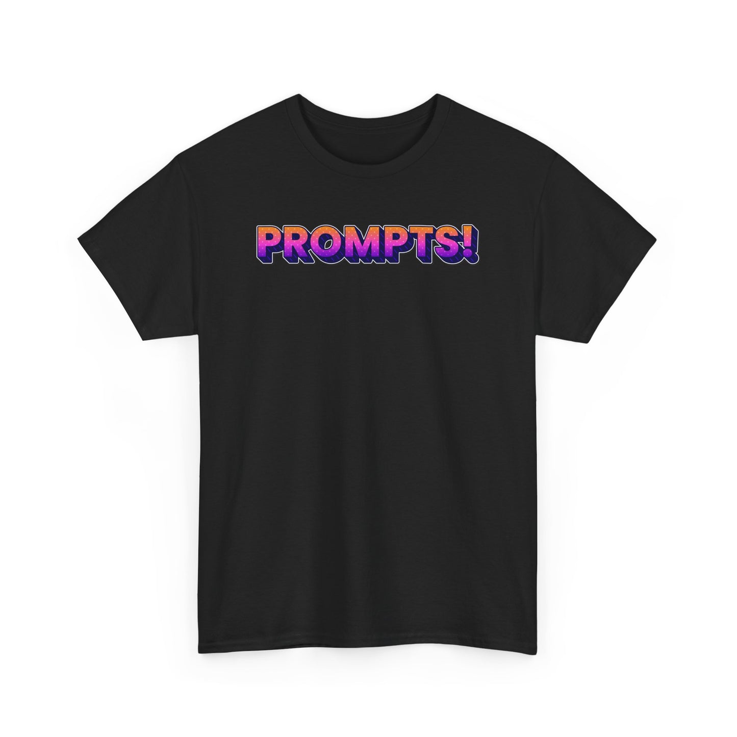 Colorful Prompts! Unisex Heavy Cotton Tee, Motivational T-Shirt, Everyday Wear, Creative Inspiration, Unique Gift Idea, Casual Attire