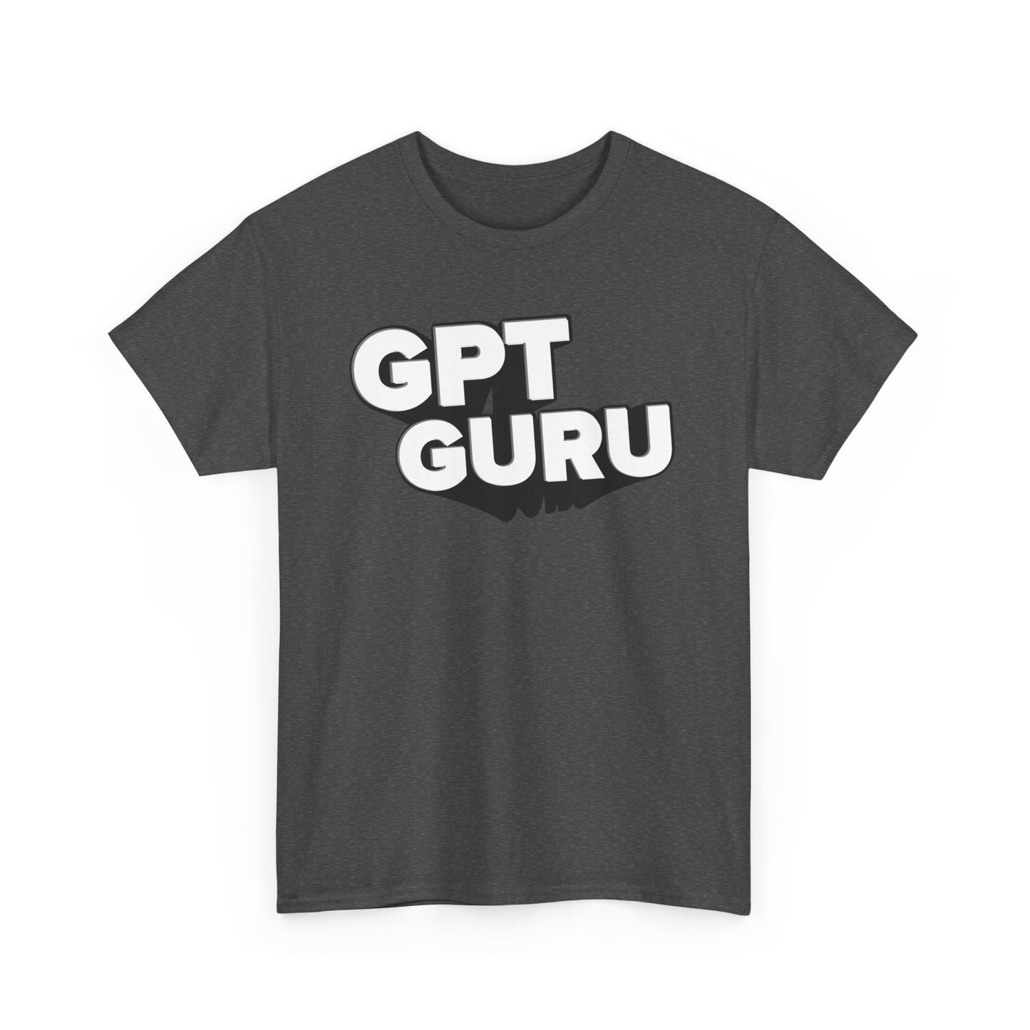 GPT Guru Unisex Heavy Cotton Tee - Perfect for Tech Enthusiasts, Fun Gift for Programmers, Casual Style