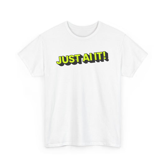 Unisex Heavy Cotton Tee with 'JUST AIT!' Design, Casual Graphic Tee, Everyday Wear, Gift for Friends, Motivational Shirt, Comfortable [...]