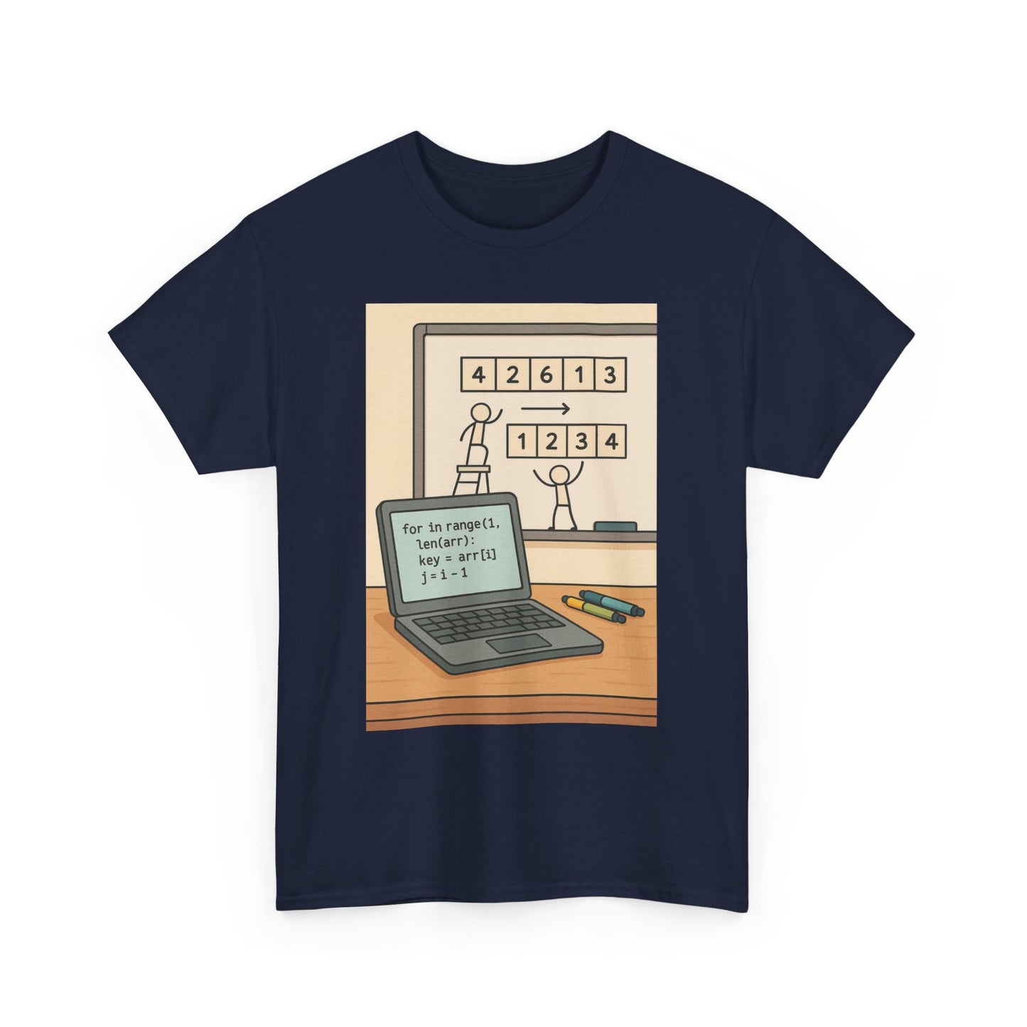 Math Teacher T-Shirt — "Ask to Compute" Classroom Humor Tee