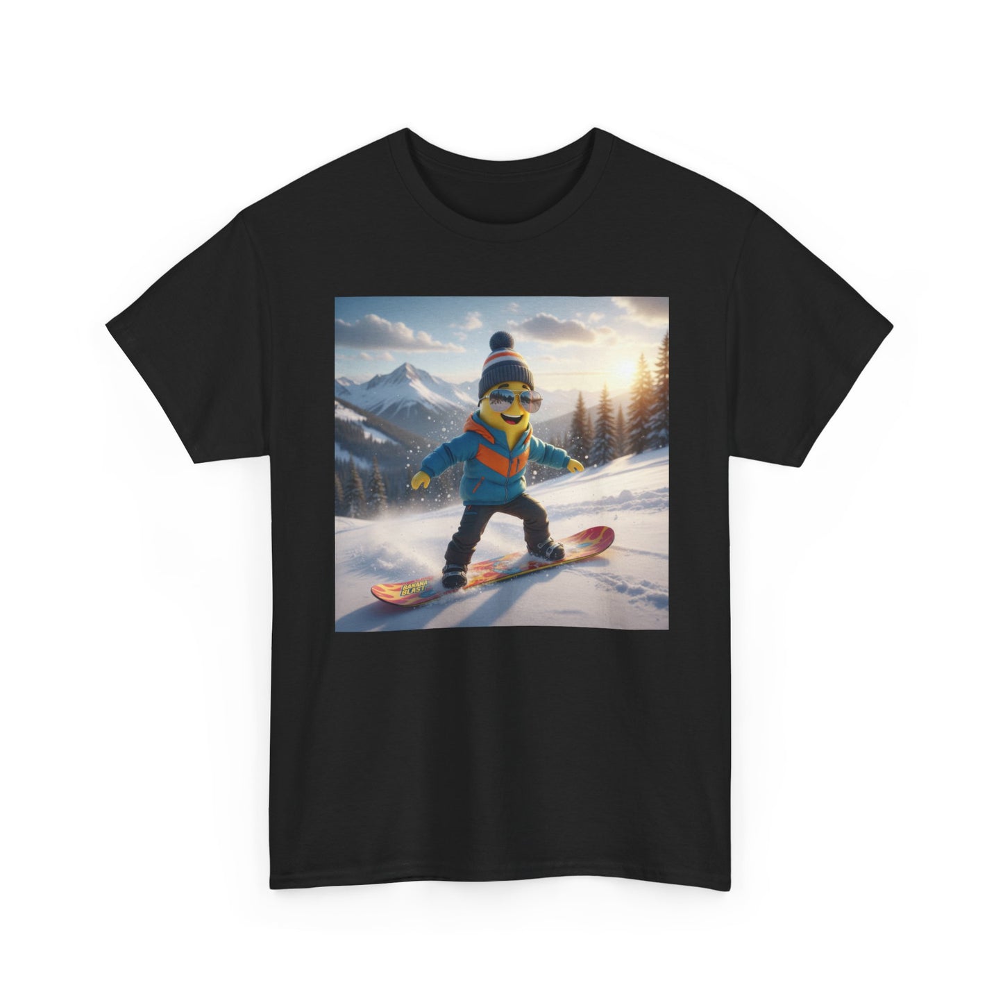 Snowboard Penguin T‑Shirt — Cute Winter Skiing Graphic Tee - Nanobanana.ai