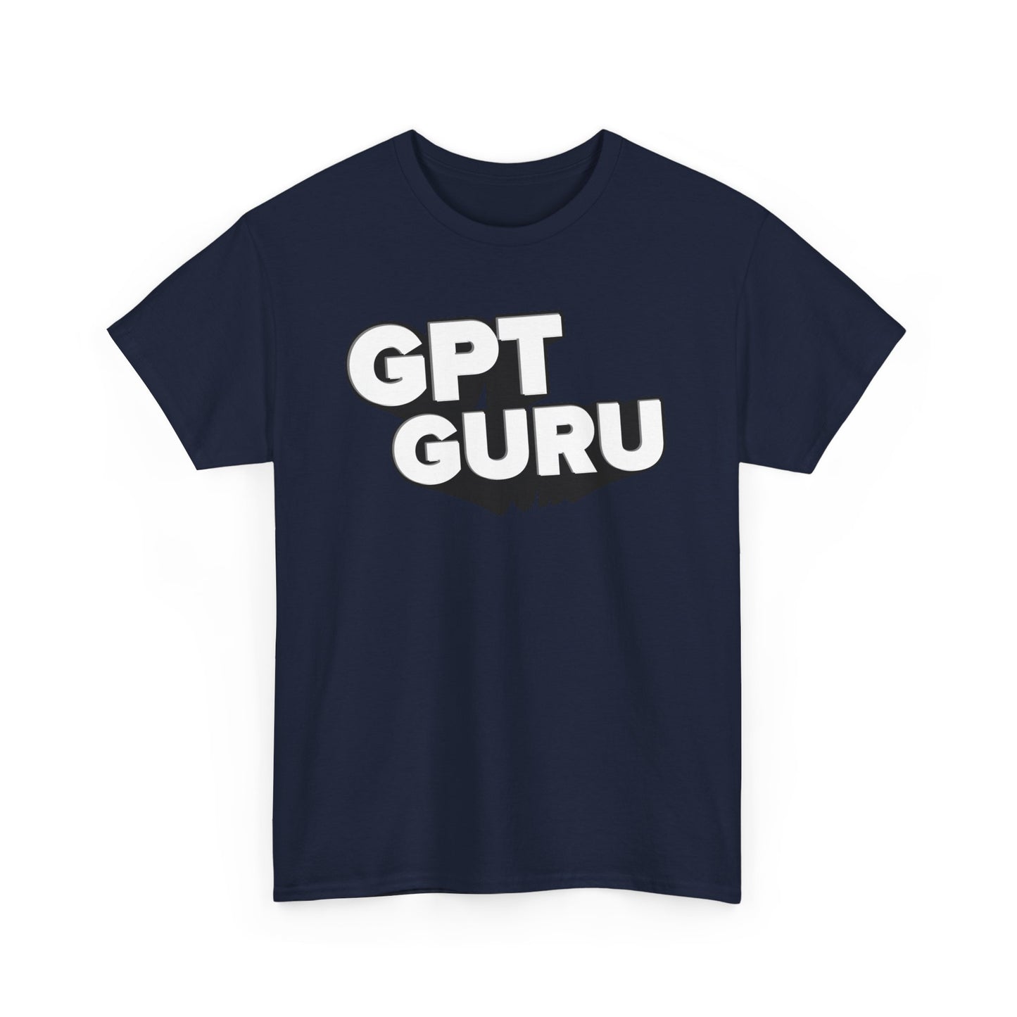 GPT Guru Unisex Heavy Cotton Tee - Perfect for Tech Enthusiasts, Fun Gift for Programmers, Casual Style
