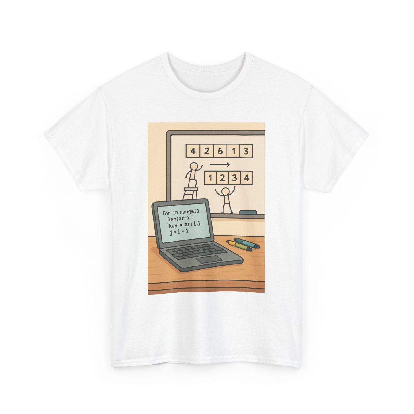 Math Teacher T-Shirt — "Ask to Compute" Classroom Humor Tee