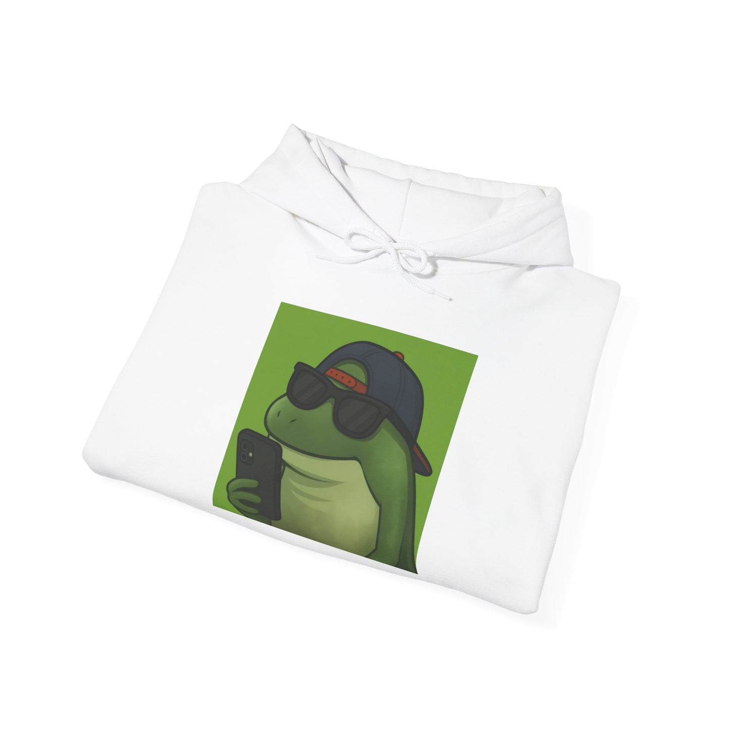 Cool Frog Graphic Hoodie for Trendy Casual Wear