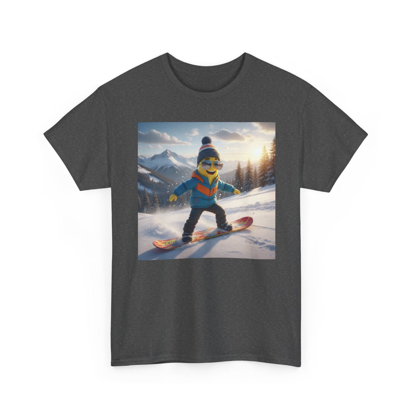 Snowboard Penguin T‑Shirt — Cute Winter Skiing Graphic Tee - Nanobanana.ai