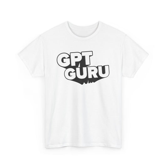 GPT Guru Unisex Heavy Cotton Tee - Perfect for Tech Enthusiasts, Fun Gift for Programmers, Casual Style